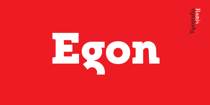 Egon Black Font preview
